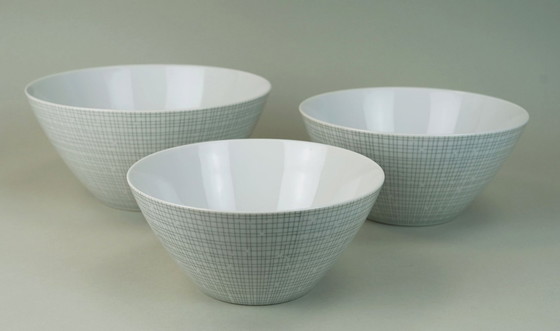 Image 1 of 3 cuencos Arzberg 2025 Heinrich Löffelhardt 1957 Diseño clásico