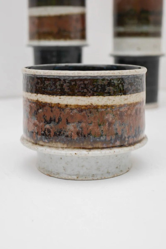 Image 1 of Vintage Scandinavian ceramic vase by Inger Persson for Rörstrand, Sweden, 1970s
