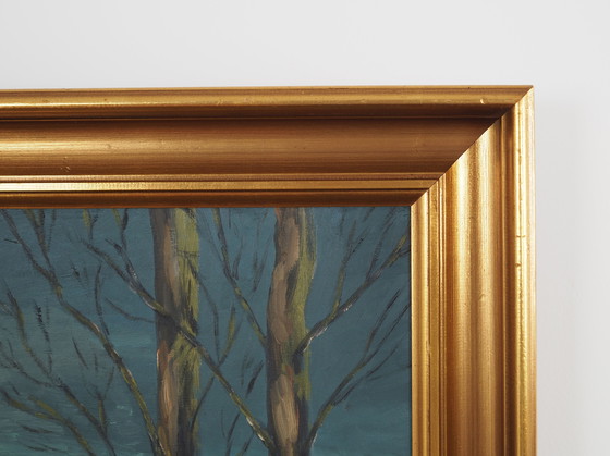 Image 1 of Peinture "La paire de cerfs", design scandinave, années 1960