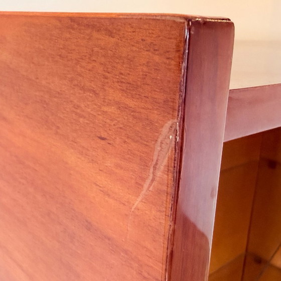 Image 1 of Playful high-gloss highboard with display case