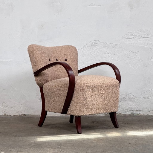 Poltrone Art Déco H-237 di Jindřich Halabala per UP Závody, anni '30