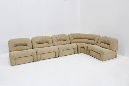 Canapé modulaire italien vintage des années 1970