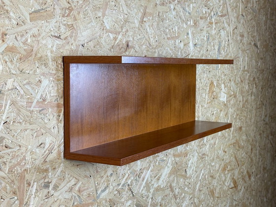 Image 1 of 60s 70s Teak wandplank Teak wandplank Deens design Denemarken