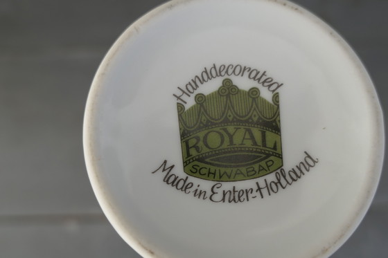 Image 1 of Vintage Royal Schwabap Vase Forget-Me-Nots