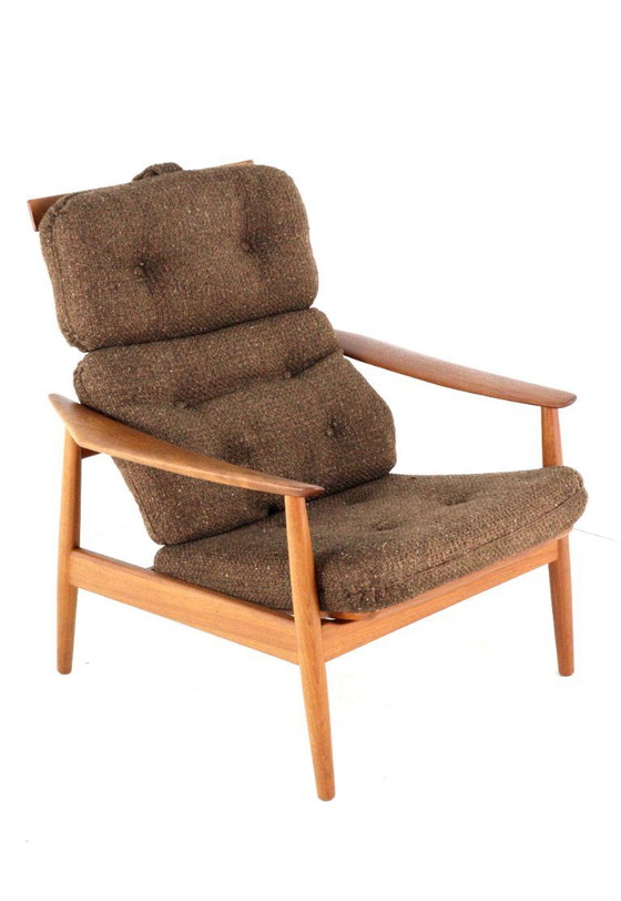 Image 1 of Arne Vodder voor France & Son FD164 fauteuil stoel vintage 