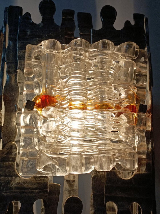 Image 1 of Spectacular brutalist lamppost by Albano Poli for Poliarte, 1970s