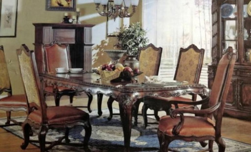 Ensemble de salle à manger 9 pièces Jellico, style traditionnel du milieu du siècle. À récupérer sur place uniquement.