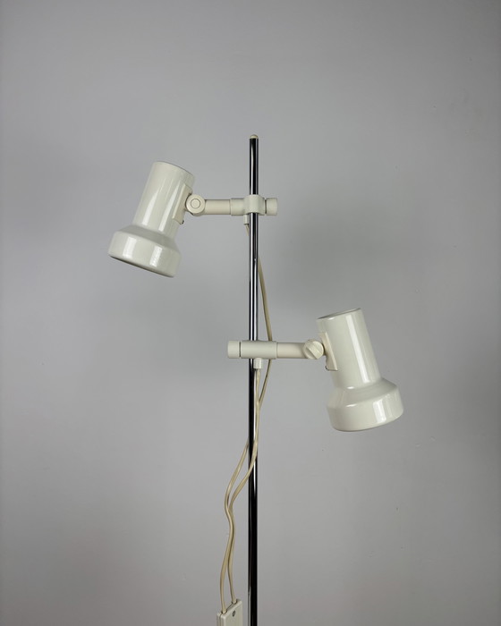 Image 1 of Vintage Floor Lamp MIWI Space Age 1970s, Adjustable Lamp, Hustadt Leuchten Germany, Mid Century Modern, 70s Industrial