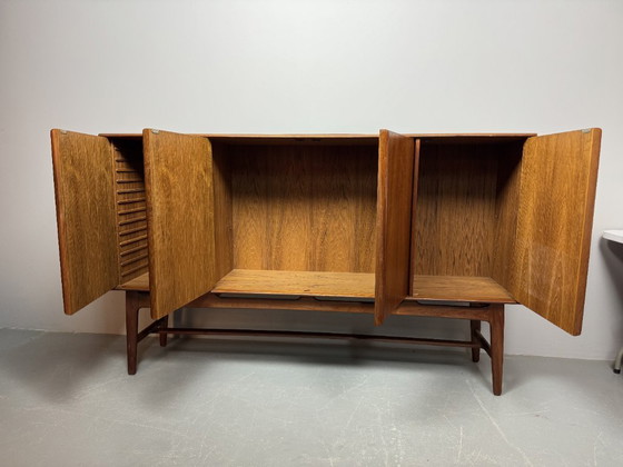 Image 1 of Large Mid-Century Design Scandinavian Highboard attributed to Sven Aage Madsen, Denmark, 1960s