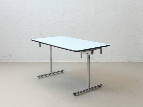Image 1 of Mesa plegable Kelko azul práctica