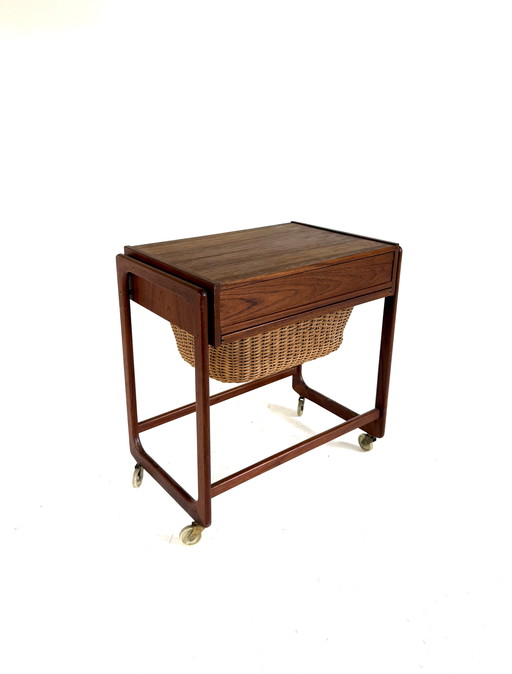 Scatola da cucito vintage danese, BR Gelsted anni '60