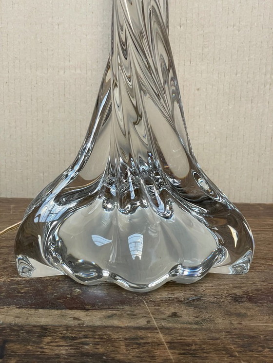 Image 1 of Vintage French Baccarat Table Lamp