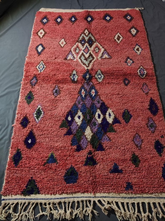 Image 1 of Grande tappeto Mrirt in lana, 3x2 m, tappeto geometrico marocchino
