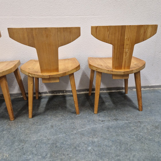 Image 1 of Juego de cuatro sillas de Jacob Kielland-Brandt para I. Christiansen, años 60