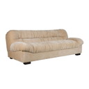Divano Dutchbone Douglas a 3 posti in velluto beige