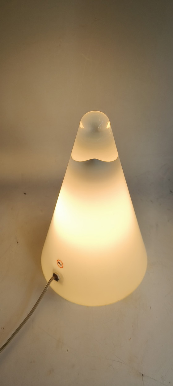 Image 1 of Lampe en verre en forme de cône de thé, style Murano, design vintage