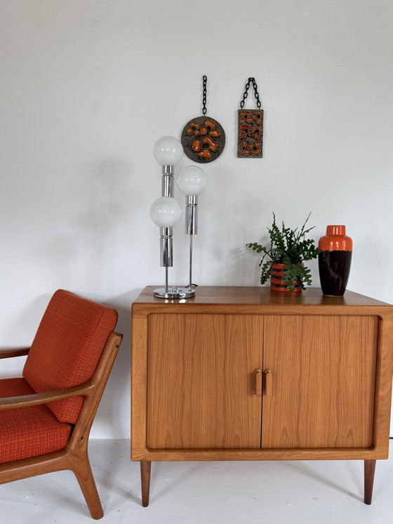 Vintage Globe Table Lamp, Solken Leuchten '70 – Chrome, Glass (photo 3 of 12)