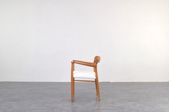 Image 1 of Dänischer Esszimmerstuhl Modell 56 aus der Mitte des 20. Jahrhunderts von Niels O. Møller für J.L. Møllers, 1950er Jahre
