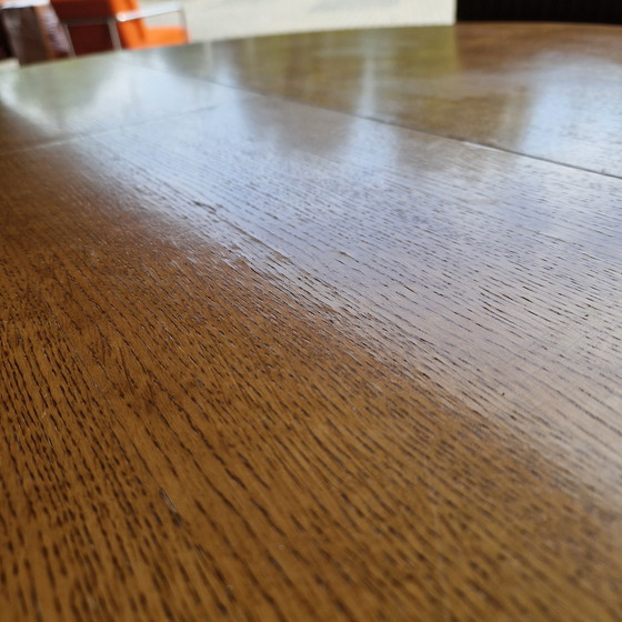 Image 1 of Danish extendable dining table round dining table