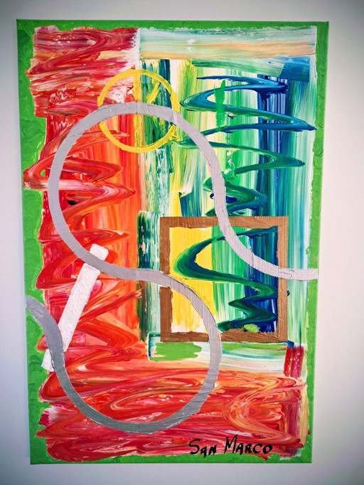 Enzo SAN MARCO - Utopia - Acrylique sur toile