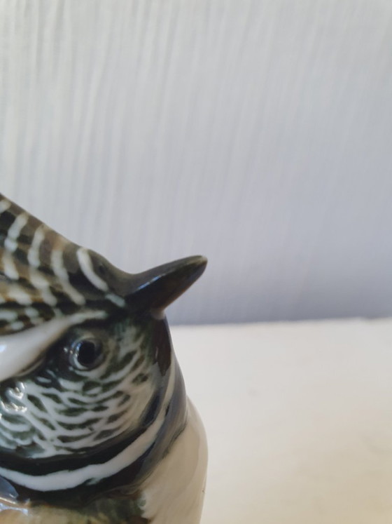 Image 1 of Uccellino in porcellana di Karl Ens – cincia dal ciuffo – dipinto a mano