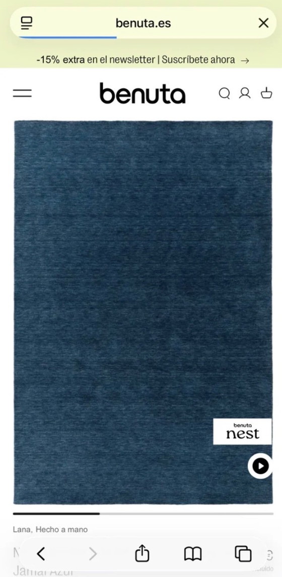 Tapis en laine bleu pétrole 250x350/300x400 – Benuta, Wool (photo 7 of 10)