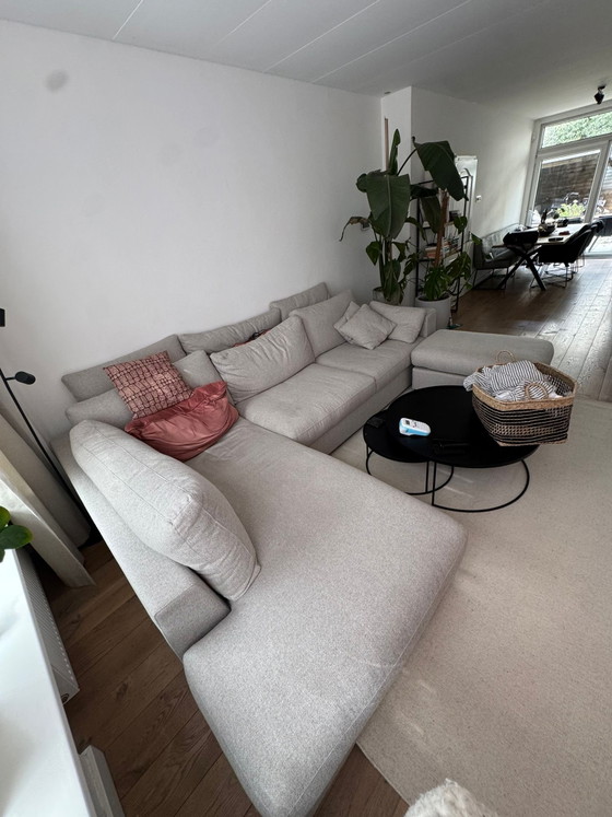 Canapé d'angle avec méridienne et pouf - Comme neuf et résistant aux taches – sofa@home, Canapés d'angle (photo 2 of 5)