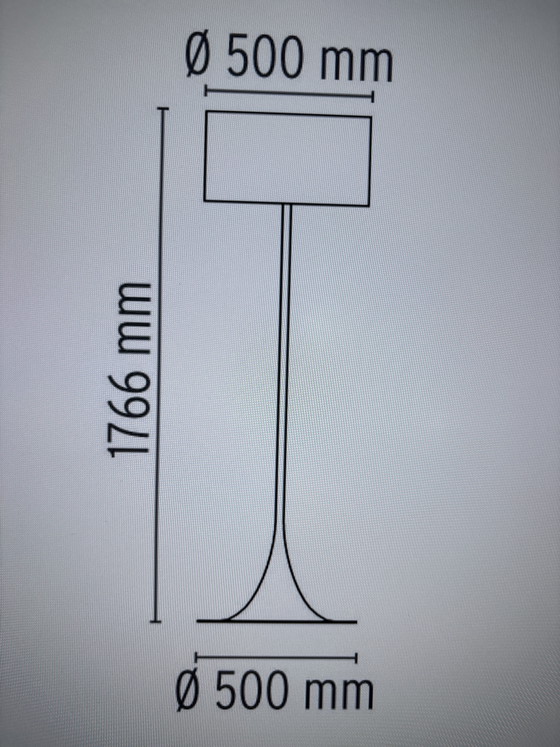 Flos Spun Light F Lampadaire – Aluminium (photo 5 of 5)