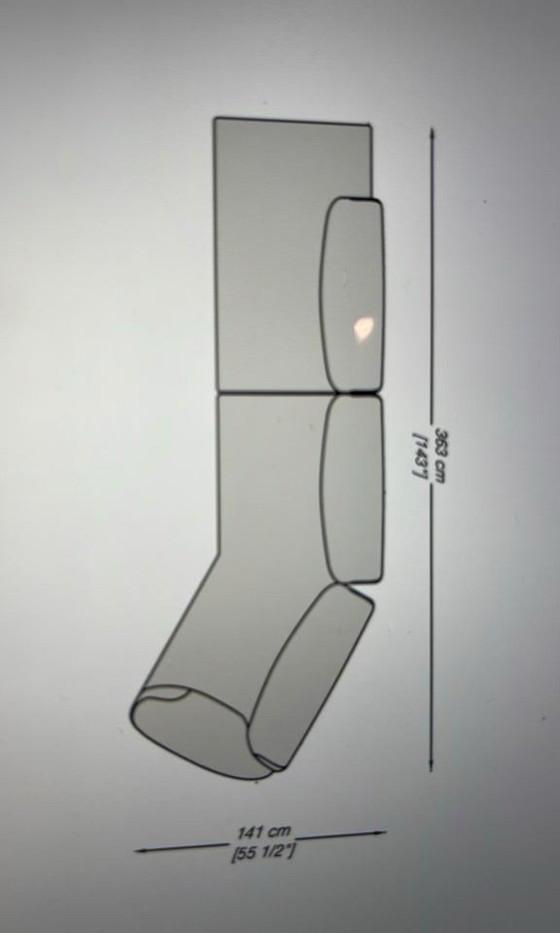 Image 1 of Edra Grand Soffice modular sofa fabric S Jaipur off white