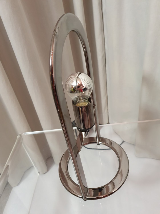 Image 1 of Arco table lamp chrome vintage 80s