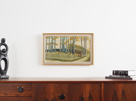 Image 1 of Painting „The Road to the Forest”, Scandinavian design, 1960s