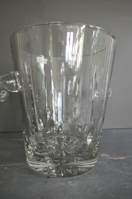 Image 1 of Seau à champagne vintage Baccarat de Lorraine