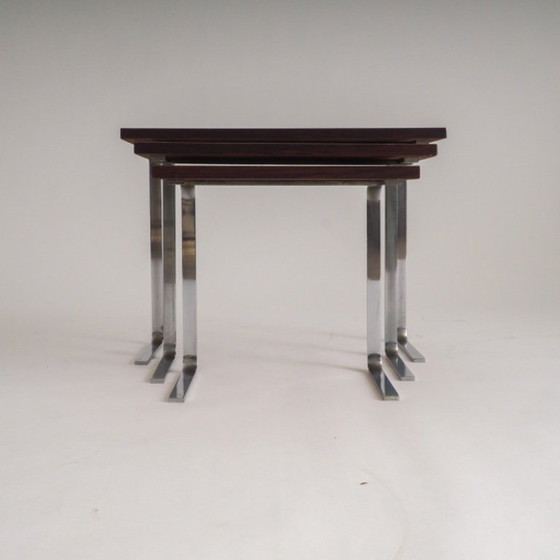 Image 1 of Set of 3 minimalistic nesting tables