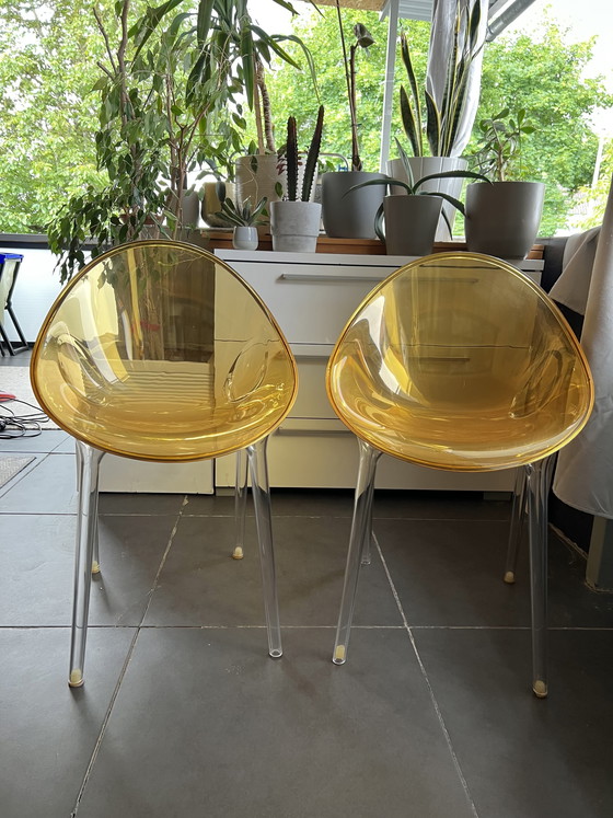 Image 1 of 2x Silla Kartell Mr. Impossible Shell, juego de Philippe Starck