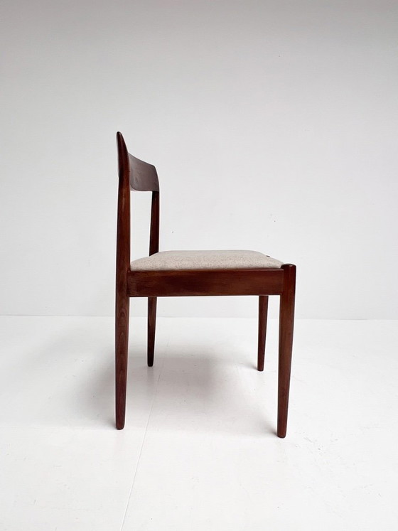 Set di 4 sedie di design danese di metà secolo, anni '60 – Sedie da pranzo, Textile (photo 9 of 15)