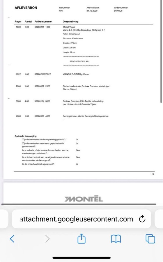 Image 1 of Montel Viano hoekbank groen micro leer velours