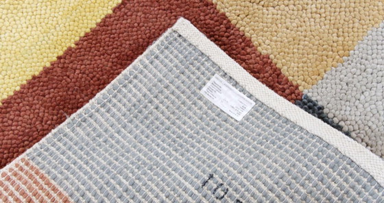Modern Designer Hand-Knotted Wool Rug New & Unused 200 x 140 cm, Rugs & carpets, Multi Color (photo 7 of 8)