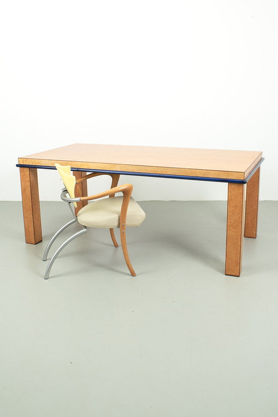 Image 1 of Sottsass Donau dining table by Leitner, Memphis par excellence