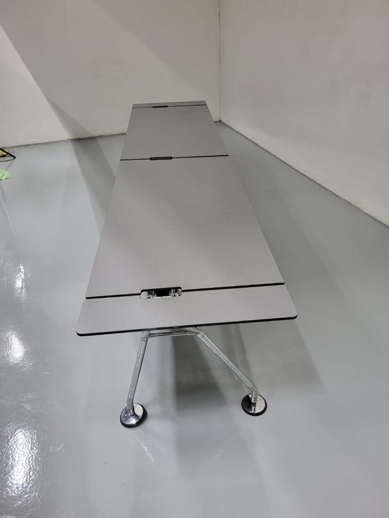 Image 1 of 1x Vergadertafel Nomos Tecno, Lichtgrijs blad