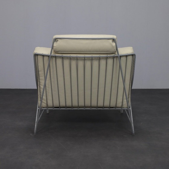 Image 1 of Poltrona lounge in pelle "Volare" in stile postmoderno, disegnata da Jan Armgardt per Leolux (anni '90).