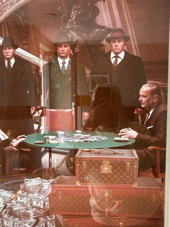 Image 1 of Pittura su vetro Art Déco GANGSTER