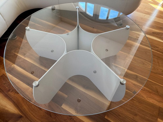 Rolf Benz Tavolino da caffè di design 8150 – Vetro Optiwhite | Condizioni perfette – Tavolini da caffè (photo 3 of 5)
