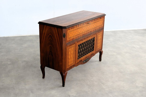 Image 1 of vintage empty audio furniture | cabinet | 1950s | Swedish l