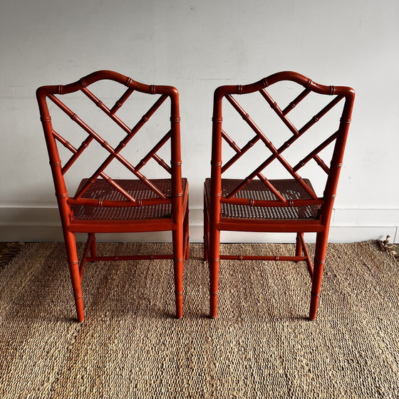 Image 1 of Sedie in bambù finto bambù Jonathan Adler