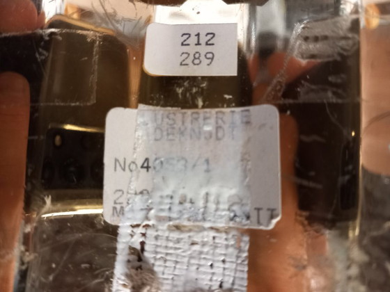 Image 1 of Deknudt Wandleuchte aus Glas und Messing