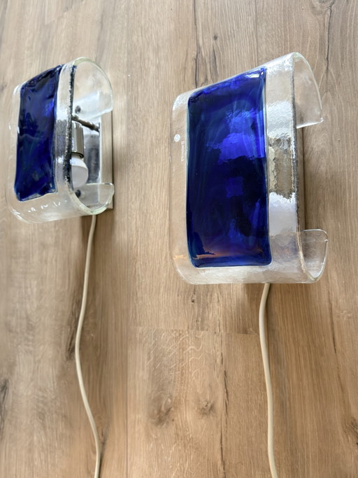 Juego de 2 apliques de pared La Murrina - Cristal de Murano – wandlampen, Glass, Metal (photo 2 of 7)