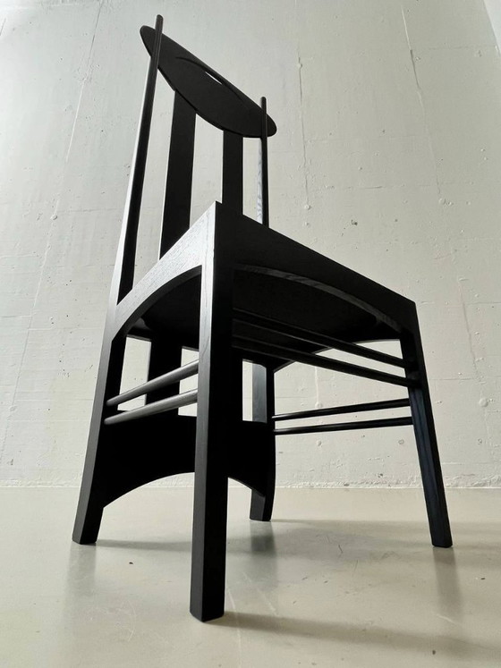 Image 1 of Chaise Argyle de Charles Rennie Mackintosh, issue de la collection I Maestri de Cassina, 1973