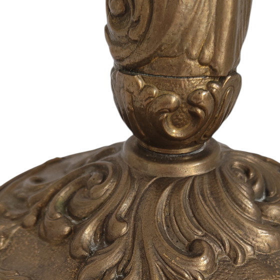 Image 1 of Chandelier antique Chandelier en laiton Floral 27cm