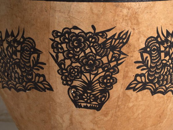 Antiker chinesischer Papier-mâché-Behälter – China, ca. 1900 – Dekorative Objekte, Paper, Rustic (photo 18 of 40)