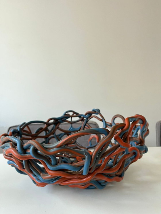 Image 1 of Gaetano Pesce ´spaghetti´ mand/ Fish design